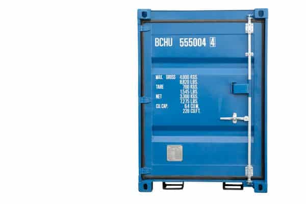 5 Fuß Standardcontainer mit Lockbox