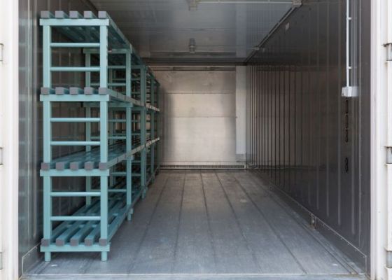 Container Regale mieten & kaufen 6 Container Kühlregal im 20 Fuß Container