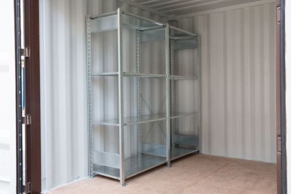 Container Regale mieten & kaufen 3 Container Regale in 10 Fuß Container