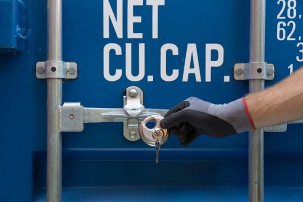 Diskusschloss für Container