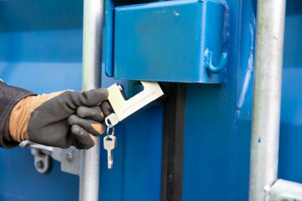 Containerschloss für die Lockbox