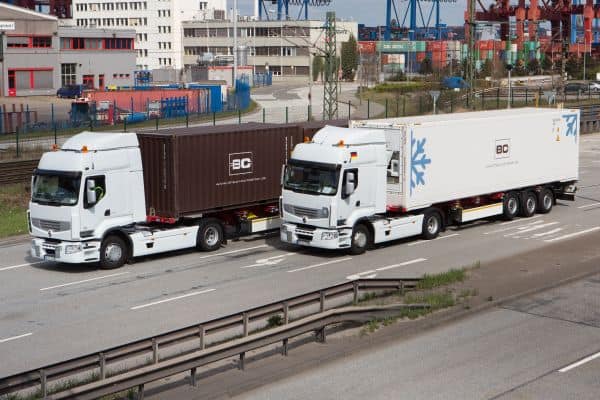Container Transport per LKW