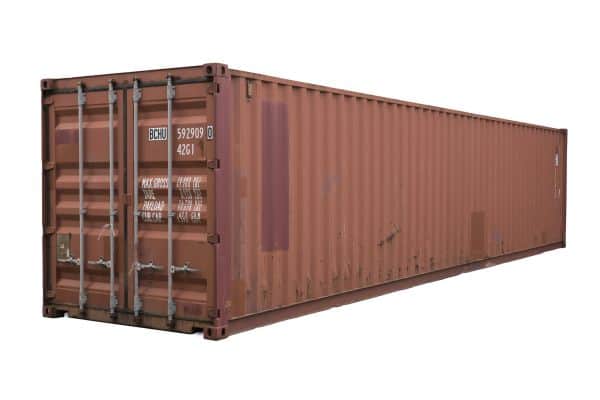 Gebrauchtcontainer in Außenansicht
