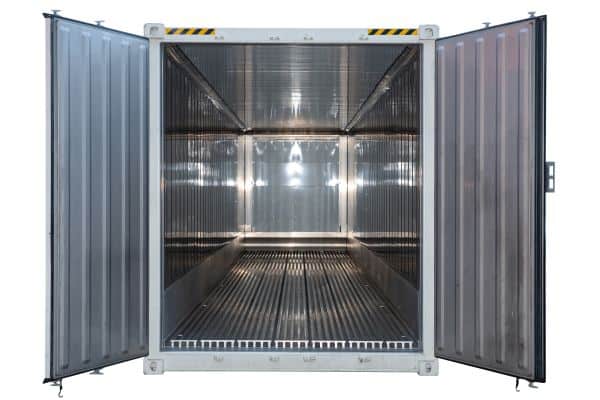 Kühlcontainer High Cube mir T-Boden