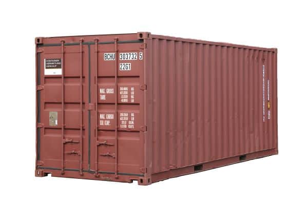Überlackierte Gebrauchtcontainer