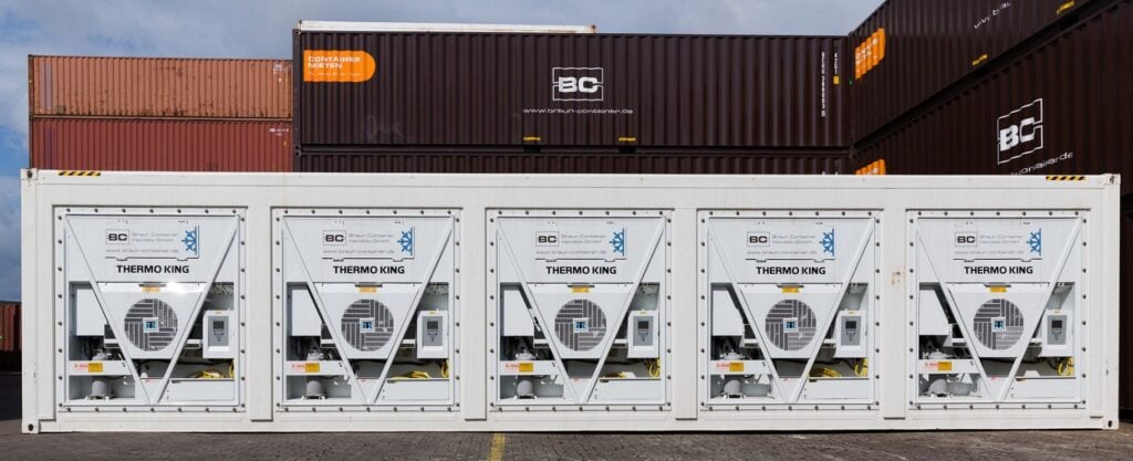 40 Fuß Schockfroster Container