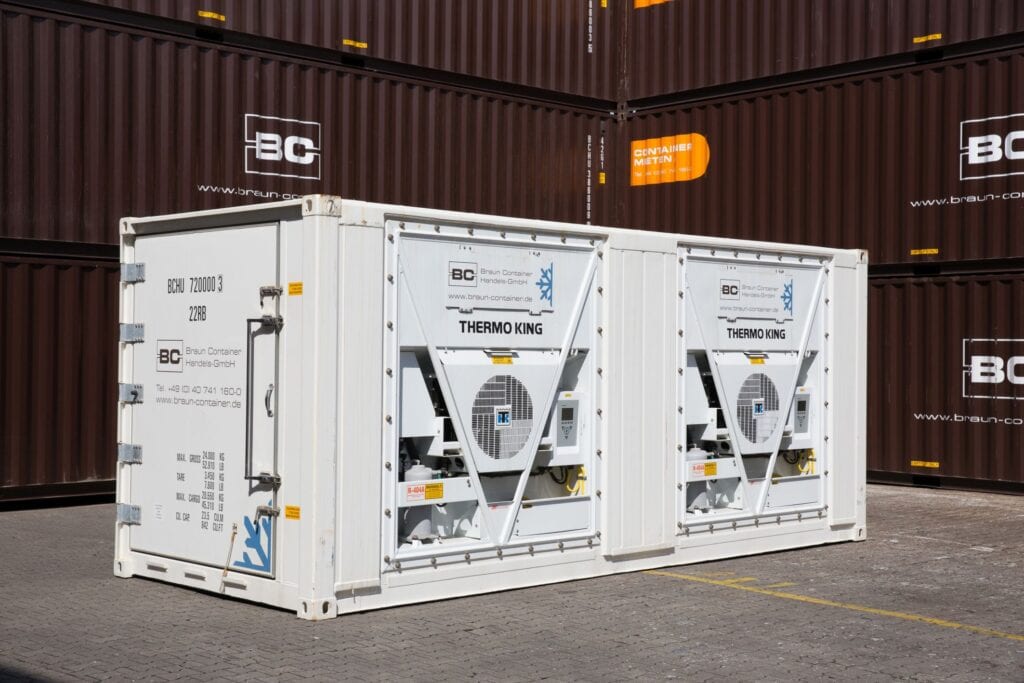 20 Fuß Container zum Schockfrosten