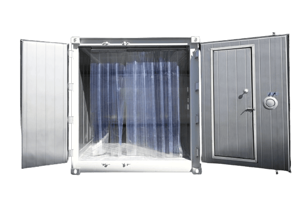 kuhlcontainer kurzes ende mit kuehler offen